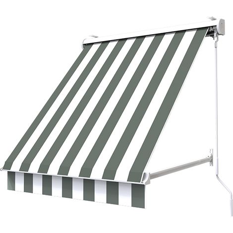 Sunny Inch – Store à projection avec coffre 140 x 70 cm – Aluminium extrudé – Toile imperméable anti-UV – Bras inclinables 0° à 135° (1/5)