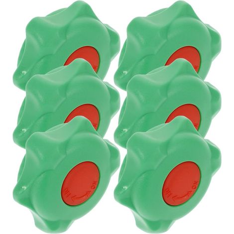 6 Pièces Volant de Remplacement pour Vanne en Plastique Vert (1/5)