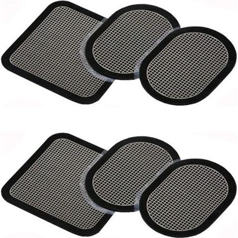 6 Électrodes de Ceinture,Compatible avec Abs Series, 2 set Électrode de Rechange pour Slendertone Ceintures Musculation
