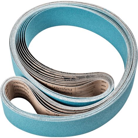 PFERD Zirkon Schleifband BA 75x2500mm Z80 für hohen Abtrag mit Bandschleifer (1/5)