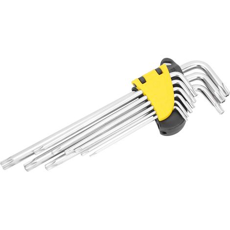 9-teiliges Stern-Sechskant-Steckschlüssel-Set mit verlängerter Länge, Reparaturzubehör (1/5)