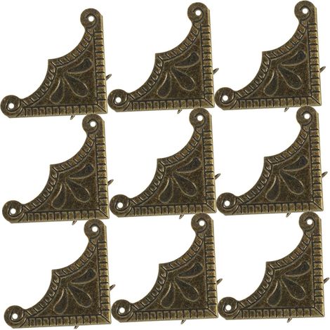 30 protège-coins fer/bois - style vintage, pour meubles (1/5)
