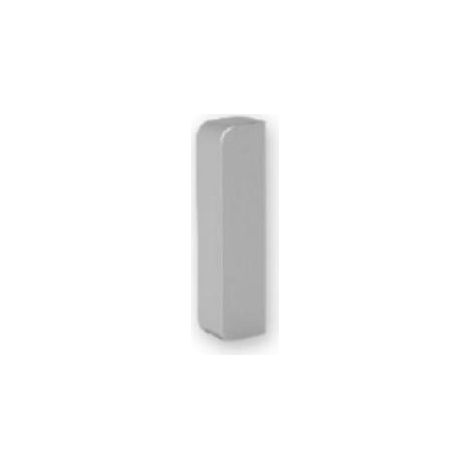 Terminale destro canale battiscopa arnocanali 70x20 mm /3 alluminio - sfe70r.al
