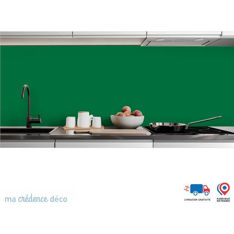 Crédence : Vert menthe RAL 6029 - Alu composite - 60 - 120 (1/3)