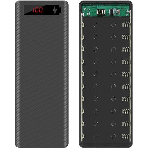 Boîtier de rangement pour piles 18650 en plastique - Support de batteries DIY - Conteneur de stockage (1/4)