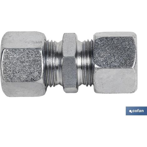 Racor recto tubo 10 - rosca 16 x 1,5