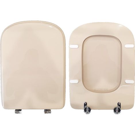 Copriwater Edos Hatria Spea legno rivestito in resina poliestere Champagne (1/4)