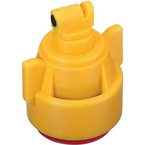 Air injection nozzle TTI 110掳 with gasket and cap 02 yellow plastic TeeJet TEEJET TTI11002VPCE