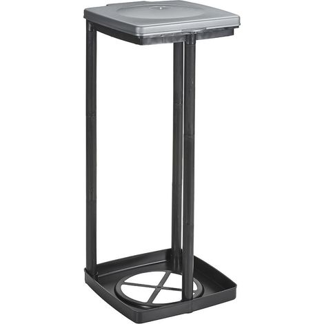 Porte-sac poubelle Quadra hauteur réglable max 120 L (1/4)