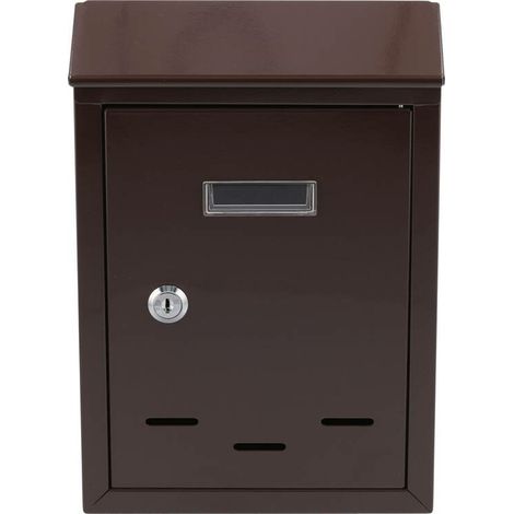 BUZÓN 285x200x60MM MARRÓN 78542 VOREL (1/4)