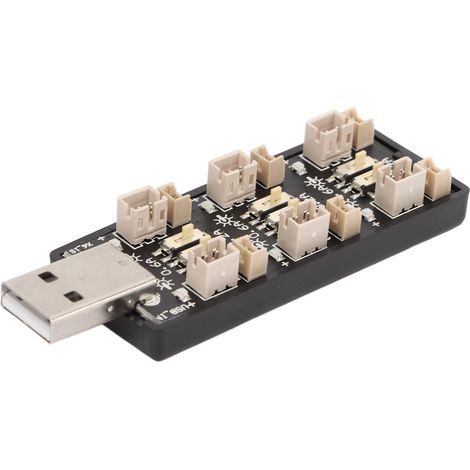Chargeur Lipo Usb 6 Sorties Independantes 3.7v 4.35v Pour Modele Rc Jouet Lot De 1 (1/5)