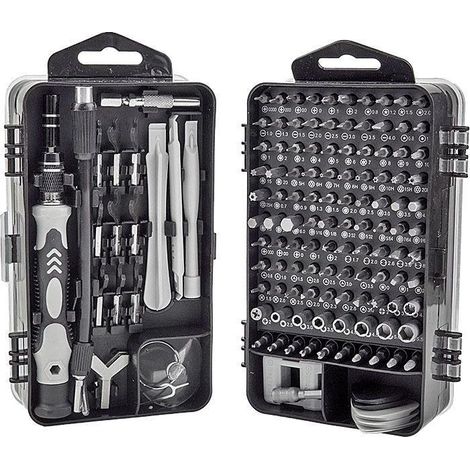 138 en 1 Kit Tournevis De Précision, Mini Tournevis Kit Outil Informatique pour PC, MacBook, iPhone, Lunettes, Montre, Smartphone