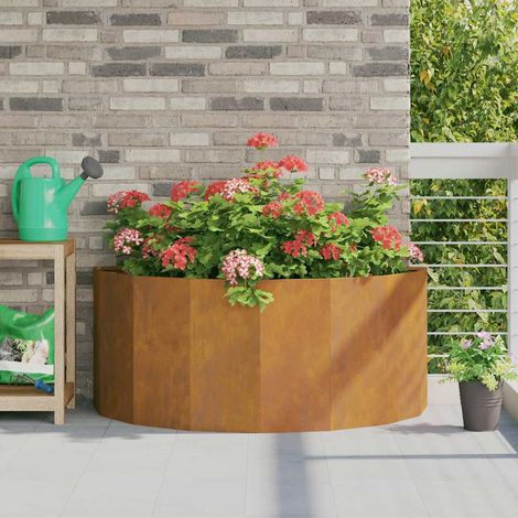 vidaXL Fioriera Ruggine 120 x 60 x 50 cm (1/5)