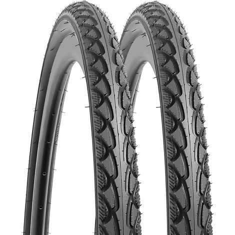 Lot de 2 pneus de vélo pliables de 28" - 700 x 45C - Revêtement 47-622 - Compatible avec 700x43C 700x44C 700x45C 700x46C 700x47C (1/5)
