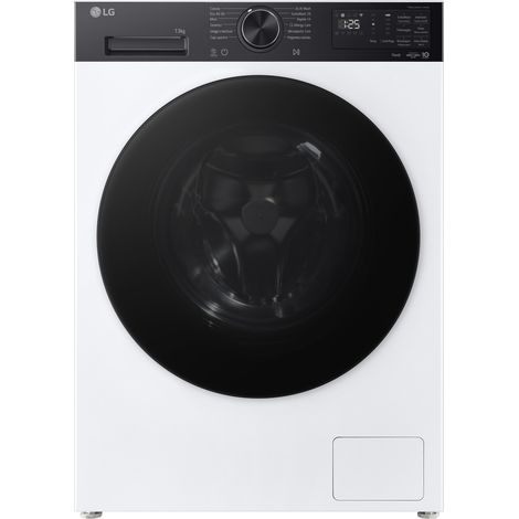 LG F4NX5013TKB Lavatrice intelligente 13 kg Classe A-40% Bianco/Nero (1/4)