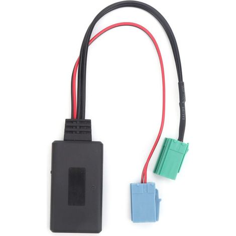 Bluetooth 5.0 Audio-Adapter für Renault Clio, Espace, Kangoo, Laguna – 6/8-poliger Mini-ISO-Anschluss mit AUX-Kabel (1/5)