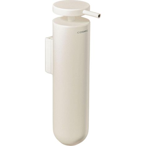 COSMIC Wall Mounted Soap Dispenser, 185ml Capacity, White, Geyser Collection (1/5)
