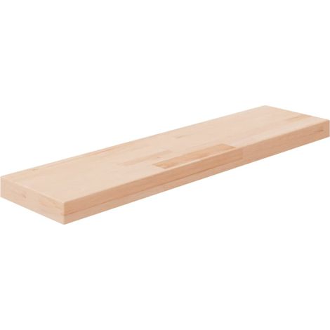 Regalboden 80x20x4 cm Unbehandeltes Massivholz Eiche