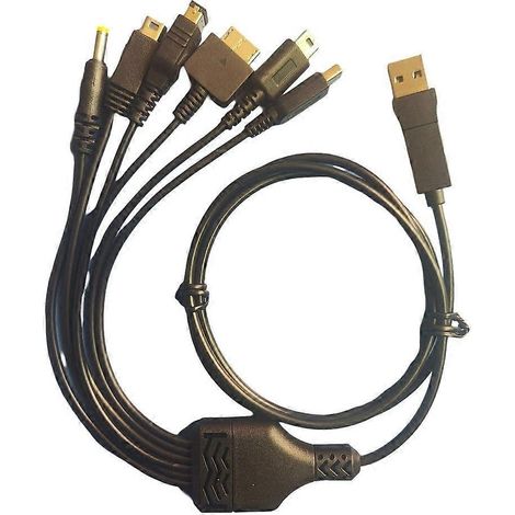 Universelles 6-in-1-USB-C-Ladekabel für Handheld-Spielkonsolen und Gaming-Geräte (1/4)