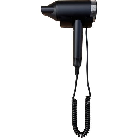 Asciugacapelli Professionale Vama PASSION HAIR Motore Brushless 1500W per Hotel con Base Murale Nero (1/4)