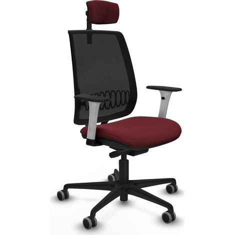 Chaise de bureau piqueras y crespo Alares blanc bois mousse (1/2)
