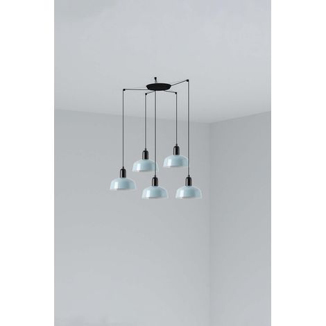 TATAWIN S lámpara colgante azul grisáceo 20340-142-5L