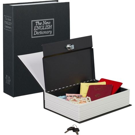 Gran compartimento para libros con cerradura