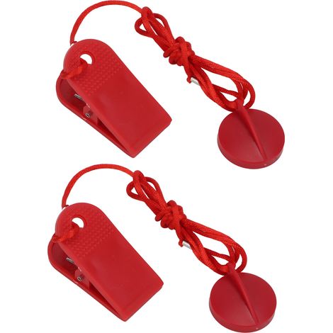 Clé de sécurité magnétique universelle pour tapis de course - Interrupteur d'arrêt d'urgence pour équipement fitness