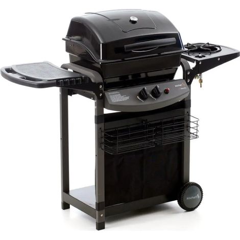 Gasgrill mit lavastein-System, 51x37 cm