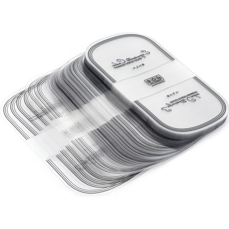 100 Stück transparente, halbkreisförmige Mousse-Backringe für Kuchen, Gebäckzubehör (1/5)