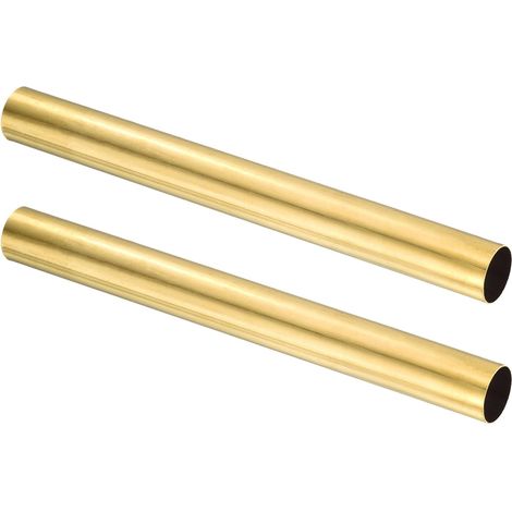 2pcs H62 Brass Round Tube 20mm Outer Diameter 0.5mm Wall Thickness 200mm Length Precision Seamless Straight Tube for DIY Projects (1/5)