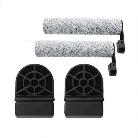 Kit de 4 brosses et filtres pour aspirateur 3 Max 3 Pro 2 - Pièces de rechange pour autolaveuse de sols : brosse rotative et filtre (1/5)