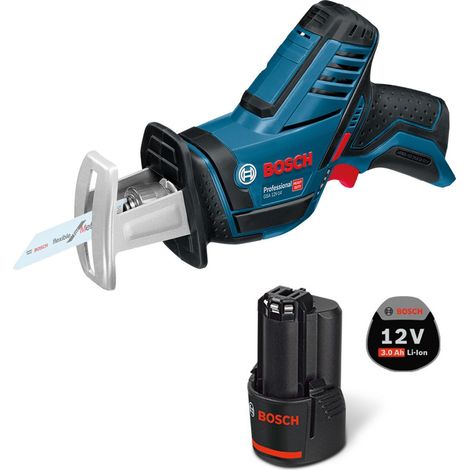 Scie sabre sans fil Bosch GSA 12V-14 / 1x batterie 3,0 Ah