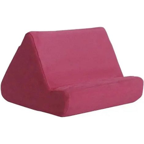 Support de tablette ajustable : support de lecture Lazy Tab avec coussin réglable pour fixation au lit et utilisation comme support de livre (1/5)