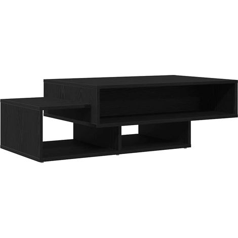 Maison Exclusive - Couchtisch Schwarz Eichen-Optik 105x55x32 cm H