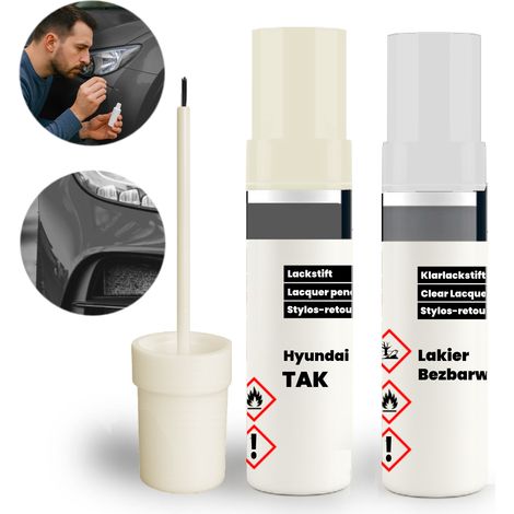 Hyundai TAK Touch-up 2 in 1: Kratzer- und Lackreparaturset (Basis + Klarlack) (1/5)