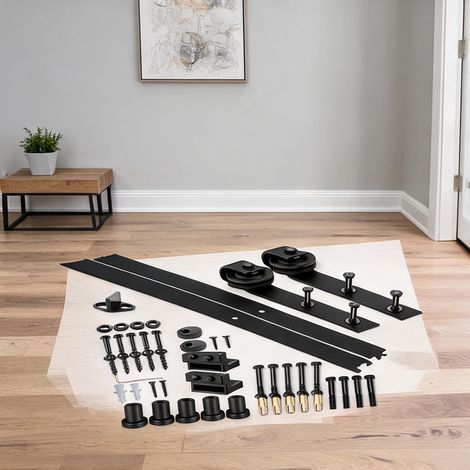 Kit de porte coulissante à galandage pour porte en bois de 40 mm (1/5)