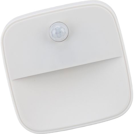 LED-Nachtlicht mit Bewegungsmelder, 0,2 W warmweißes Licht, ABS-Gehäuse, EU-Stecker, 100–240 V, für Flur (1/5)