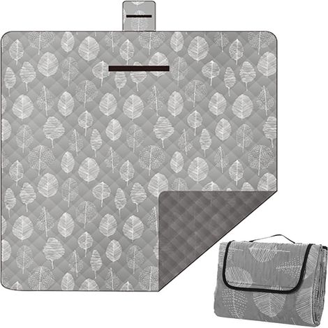1 Tapis de pique-nique, imperméable, anti-sable, tissu Oxford, poignée de transport, plage camping (1/5)