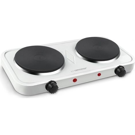 Northix Esperanza EKH010W plaque chauffante blanche 2 zones