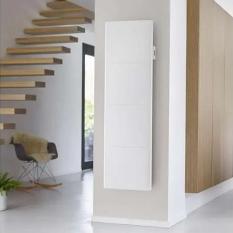 Acova – Radiateur à inertie électrique 2000W vertical connecté – Double cœur de chauffe – Détection fenêtre – Programmation Wifi – TMV200045EEZF