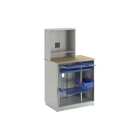 RAU  Stazione di lavoro per PC  alt x largh x prof 1810 x 1030