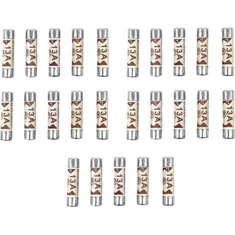25pcs 13A 240V BS1362 Ceramic Tube Household Fuse 6x24mm Plug Fuse 13A 240V BS1362 Ceramic Tube Explosion-Proof Ceramic Tube Fuse 13A 240V BS1362 (1/5)