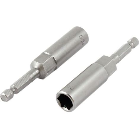 Lot de 2 Magnétique powere Embouts hexagonales 10 mm Longueur 80 mm