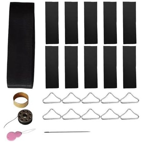 Trampolin-Reparaturset – Trampolinzubehör, Netzreparaturen, Reparatur der Trampolinmatte, tragbarer dreieckiger Ring (1/5)