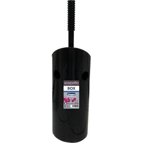 Portascopino Spazzolone WC in Plastica Nero 39,5 cm Bama (1/2)