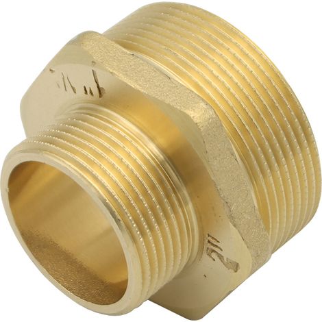 Messing Reduziernippel Übergangsnippel Reduzierung Übergang 1 1/4" (1/2)