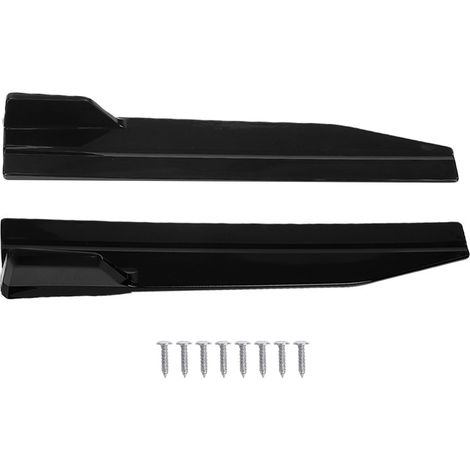 Diffusore laterale universale da 560 mm per minigonne laterali sinistra/destra, compatibile con la maggior parte dei veicoli, colore nero lucido. (1/5)