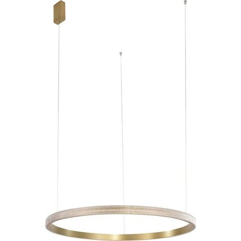 Merano Columbia 85cm Plafonnier LED Intégré Laiton Antique Aluminium LED 30W 1650Lm 3000K