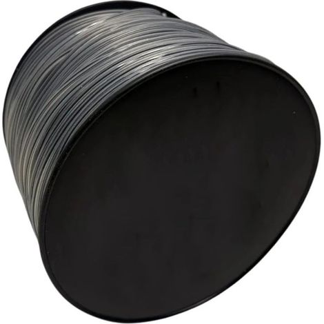 Fil Nylon Débroussailleuse 3mm 200m Résistant  Nylon pour robuste, diamètre 3mm, longueur 200m, pour résistance aux chocs, longue durée de vie (1/5)